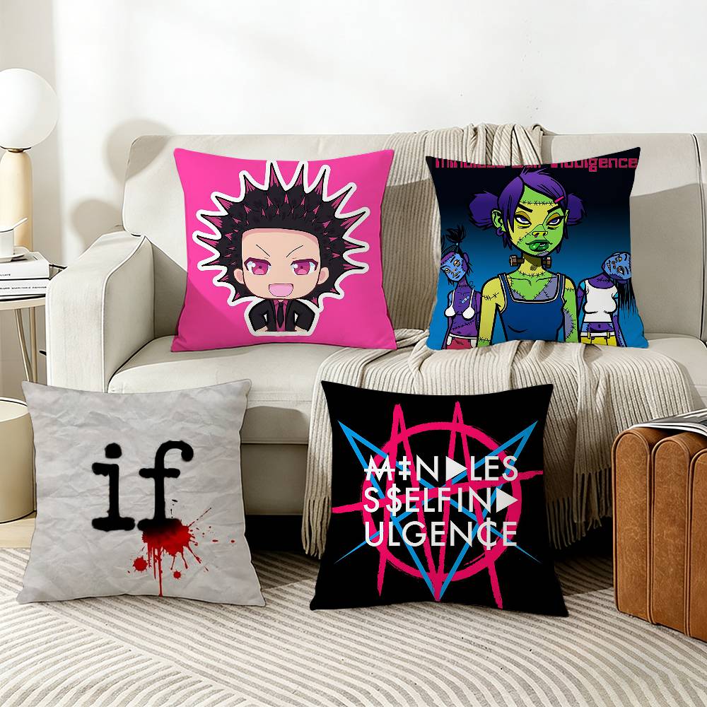 Jimmy Home Textiles - M-Mindless Self Indulgence Jimmy Quadratischer Kissenbezug