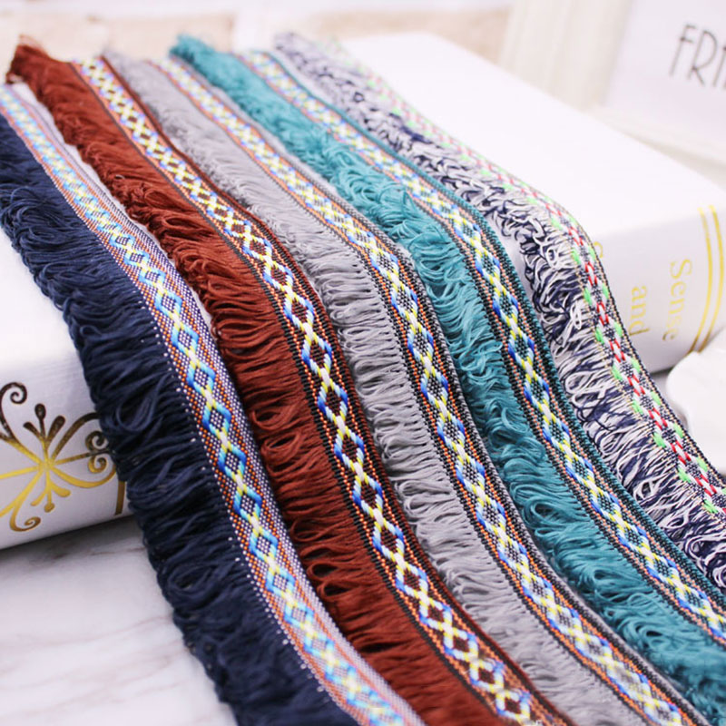 Home Ec Textiles - 2 yards/lot Quaste Fringe Trim Stoff