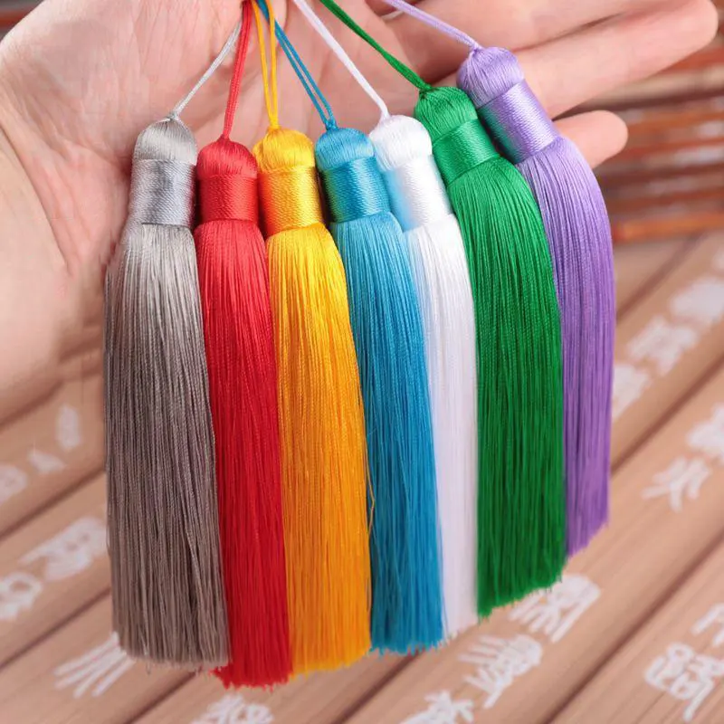 Home Ec Textiles - 2 Stück 12 cm Polyester-Quasten mit