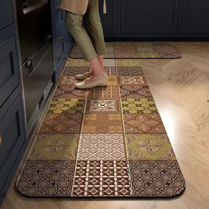 Home Lines Textiles - Einfache und abstrakte Linien, schmutzabweisende Bodenmatte,