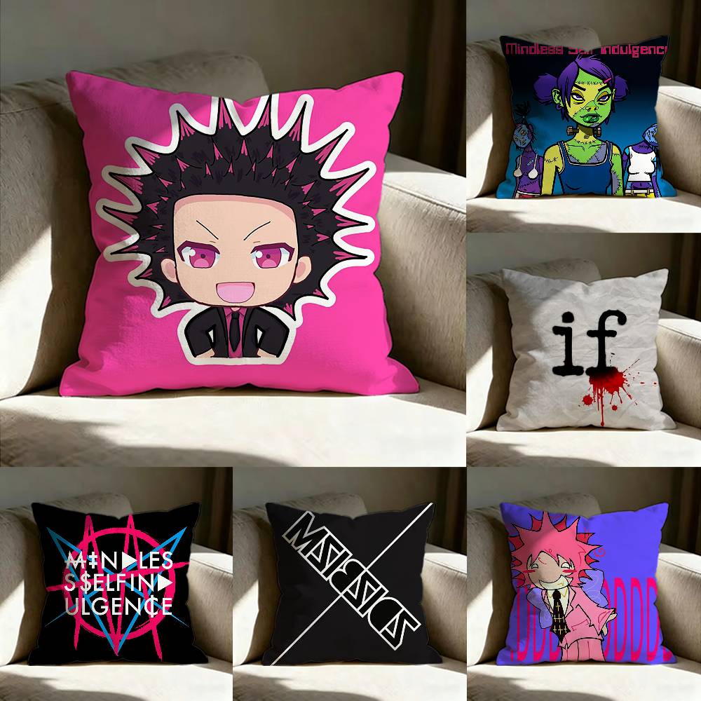 Jimmy Home Textiles - M-Mindless Self Indulgence Jimmy Quadratischer Kissenbezug