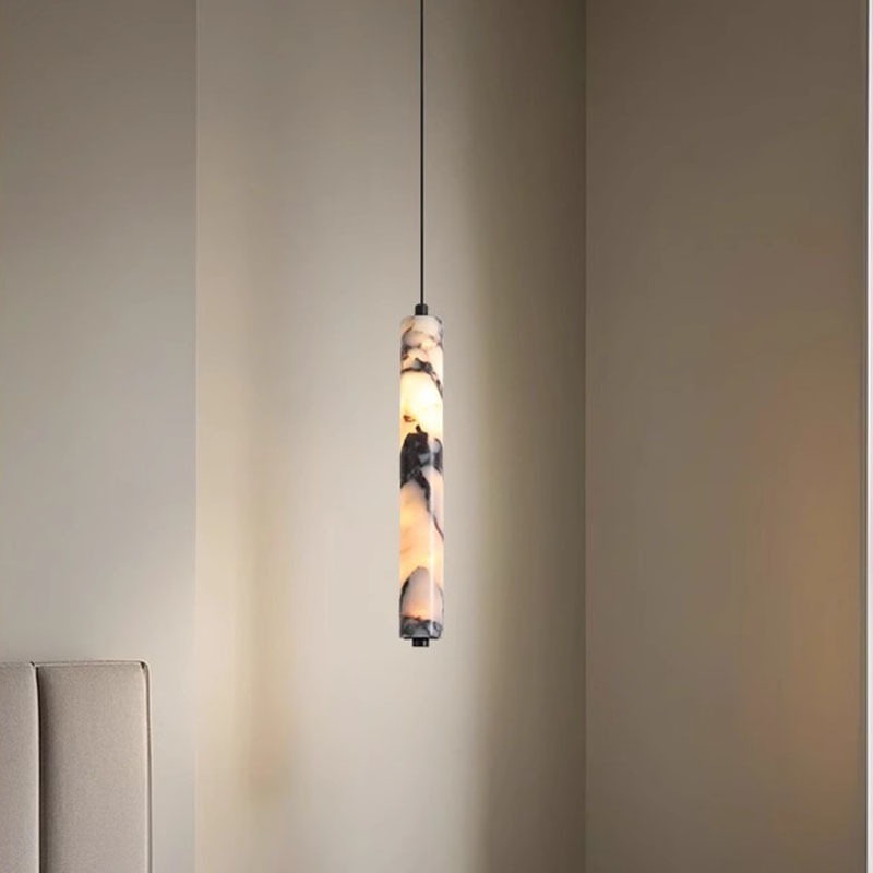 Home Textiles France - Moderne französische Luxus-Pendelleuchte aus Marmor, Kronleuchter,
