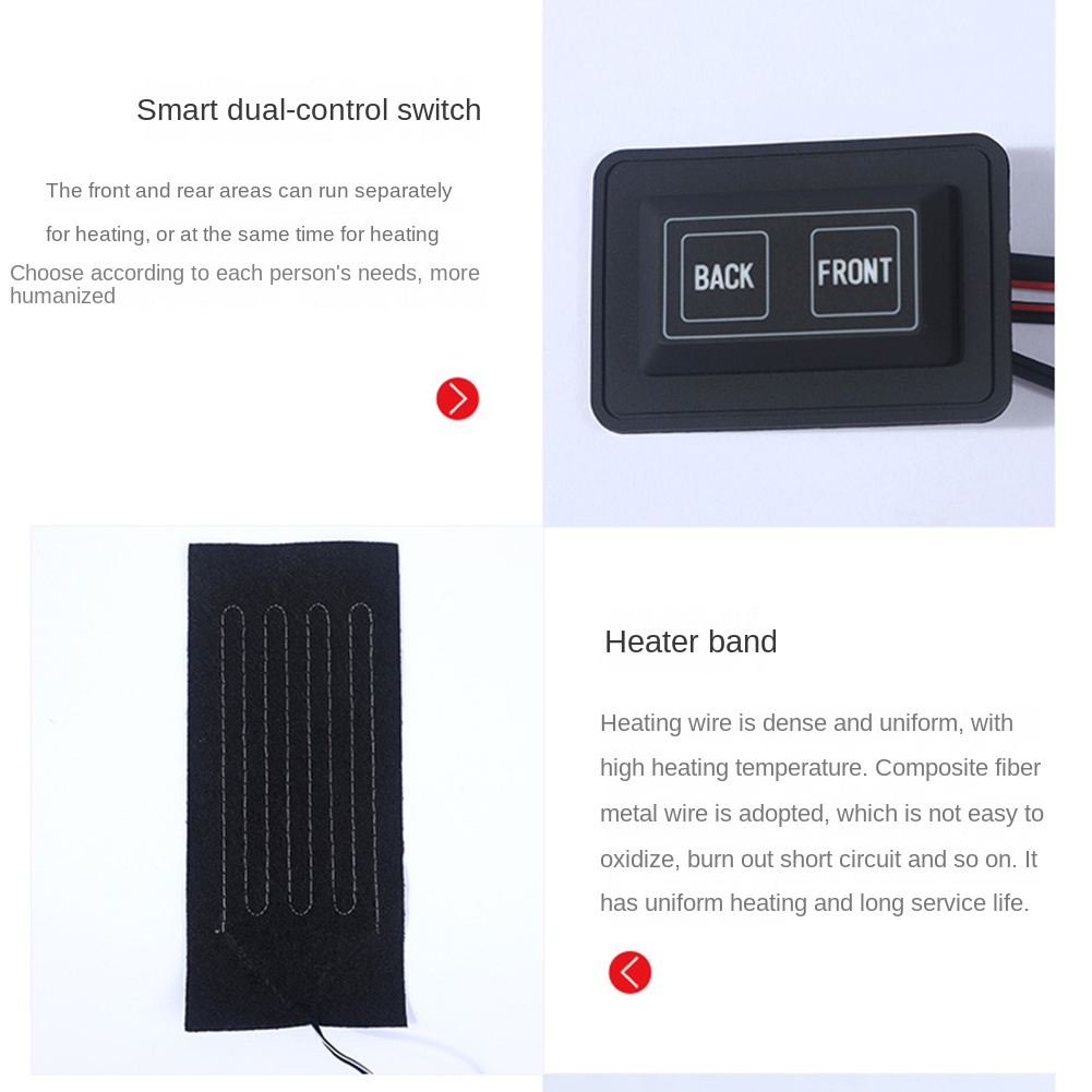 AB68 USB-Kleiderheizkissen mit – Heated Pad Electric Bewertung und Preis