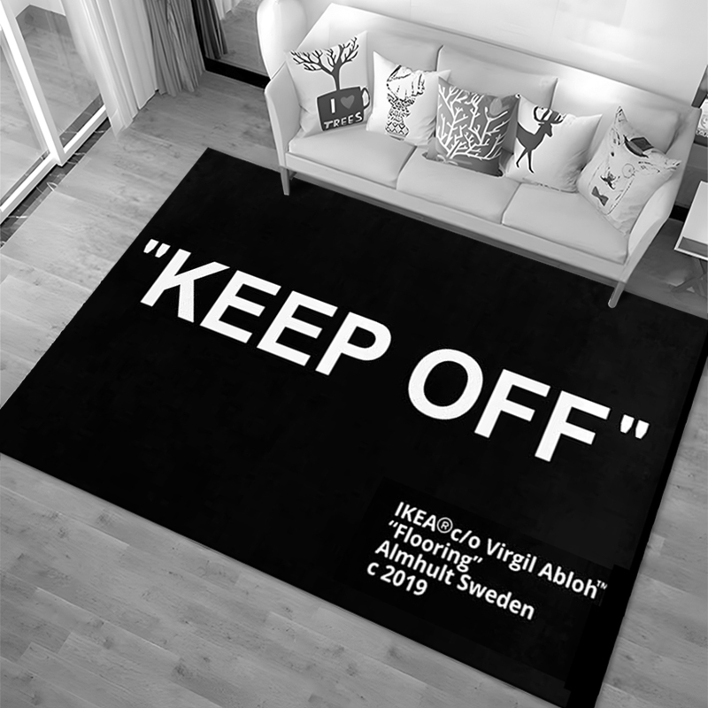Keep Off Area Rugs 3D-gedruckt – Home Textiles Plaid Bewertung und Preis
