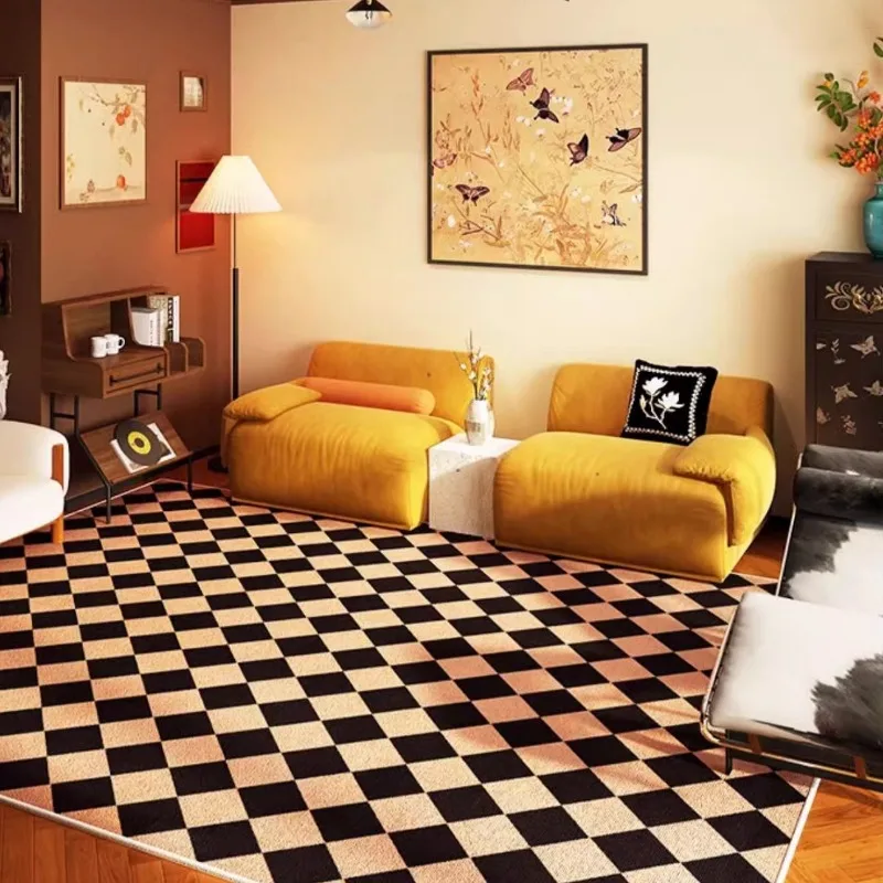Karierter Retro-Teppich für Wo – Home Lines Textiles Bewertung und Preis