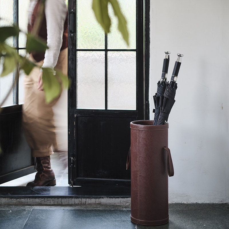 Leder-Schirmständer, Aufbewahr – Home Textiles France Bewertung und Preis