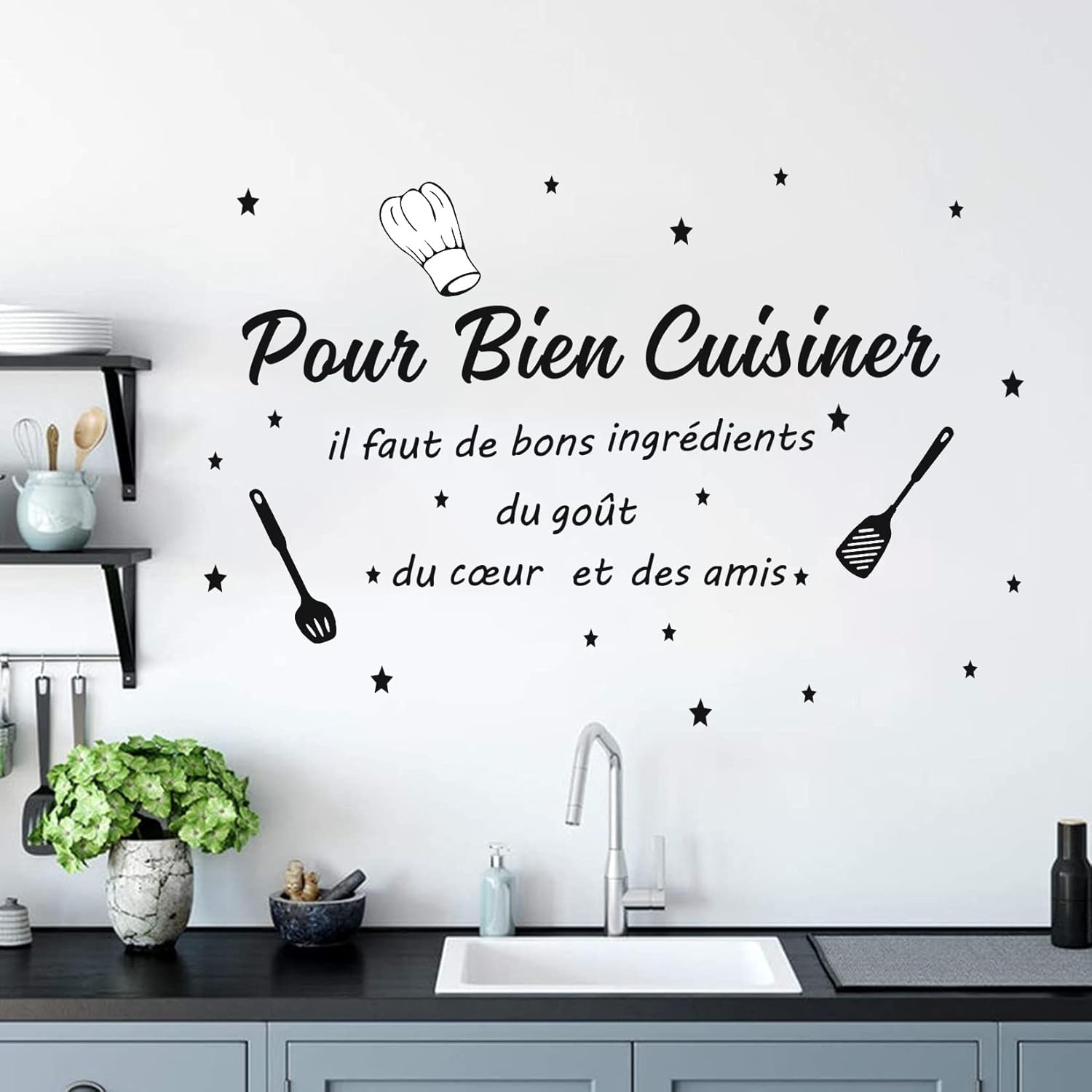 Wandaufkleber mit französische – Home Textiles France Bewertung und Preis