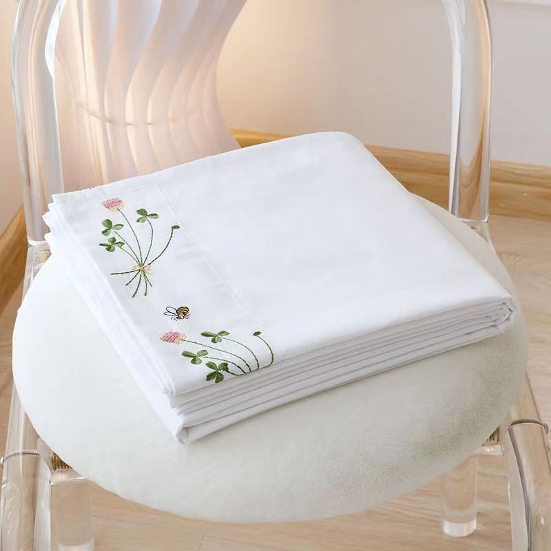 Reinweißes Bettwäsche-Bettlake – Home Textiles Luxury Bewertung und Preis