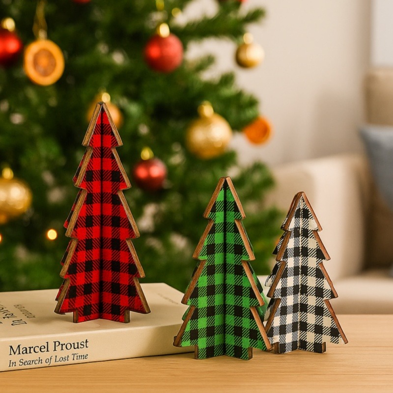 3-teiliges Weihnachtsdekor-Set – Home Textiles Plaid Bewertung und Preis