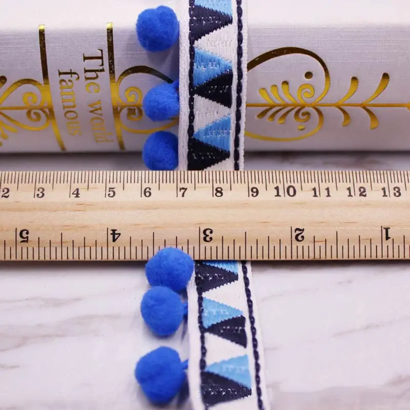 1-10Yards Pompons Spitze Trim  – Home Ec Textiles Bewertung und Preis