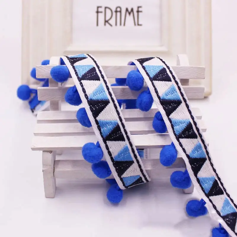 1-10Yards Pompons Spitze Trim  – Home Ec Textiles Bewertung und Preis