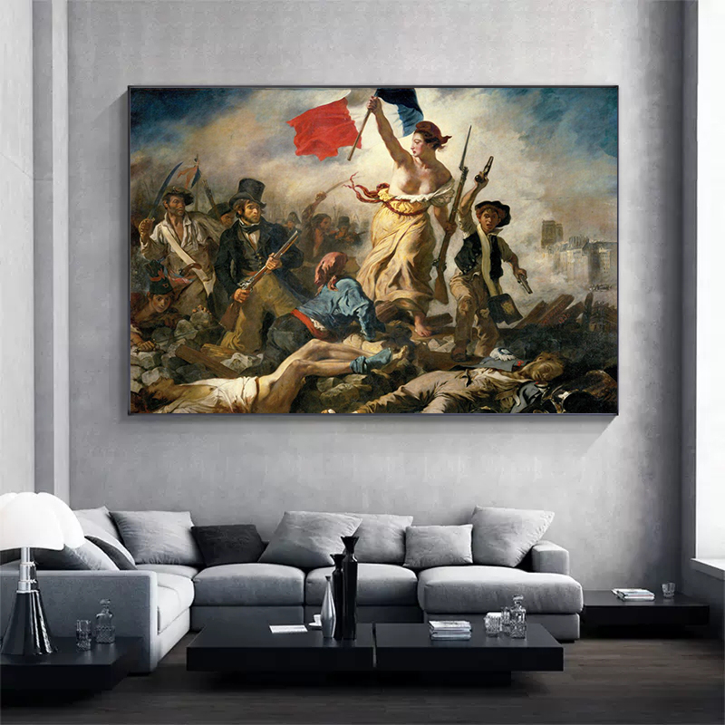 Künstler Eugene Delacroix Libe – Home Textiles France Bewertung und Preis